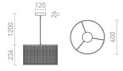 21155: Tlaidlo s identifikanou LED 250V