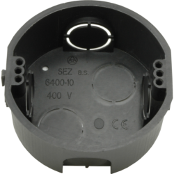 Krabica in�tala�n� 6400-10 71x32mm IP20 pod omietku �ierna