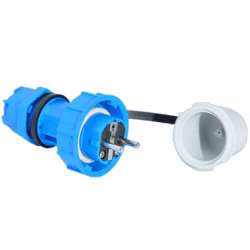 Vidlica IP68 modr 1x16 TP