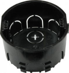 Krabica in�tala�n� 6400-301 72x42mm 1-n�sobn� pod omietku �ierna