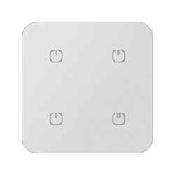 Dotykov� sklenen� ovl�da� RFGB-240/W - WHITE ROUND