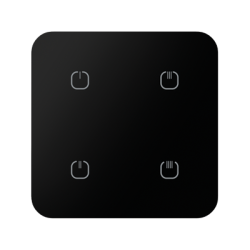 Dotykov� sklenen� ovl�da� RFGB-240/B - BLACK ROUND