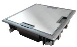 83008 CAI: Podlahov box - 16 modulov s nerezovm krytom, antracit/nerez