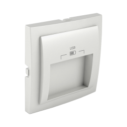 90673_TGE: Kryt pre USB nabjaku, 2 vstupy, adov