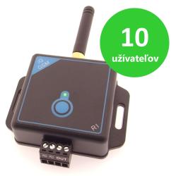 GSM k��� iQ-GSM-R1-10 - dia�kov� ovl�danie br�ny cez mobil