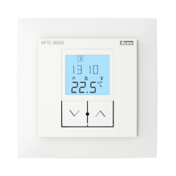Bezdr�tov� regul�tor teploty RFTC-50/G/BR/BR - biely