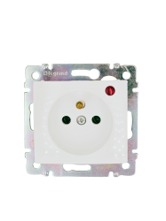 LE-S74396 Valena z�suvka 2P+T s prep�ovou ochranou 16 A