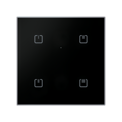 Dotykov� sklenen� ovl�da� RFGB-40/MT - BLACK SHARP MATTER
